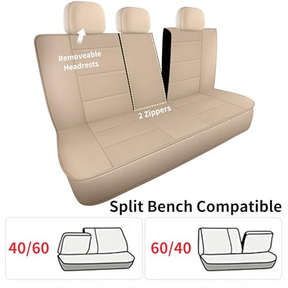 Car Seat Cover (N4 Beige / Full Set)