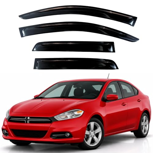 Rain Guards Window Visors for 2013 (2013–2016 Dart)