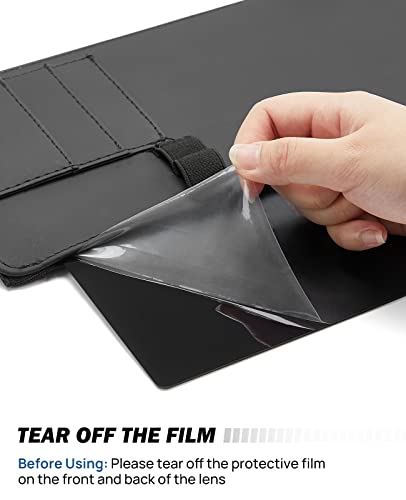 Polarized Sun Visor Sunshade Extender for Car with Polycarbonate Lens