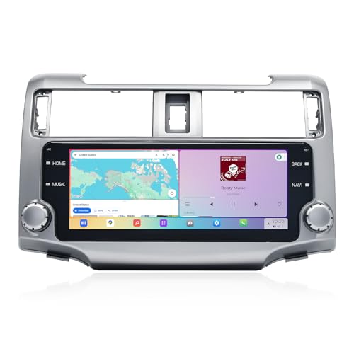 10.25" QLED Car Radio for 4Runner 2010 (Silver)