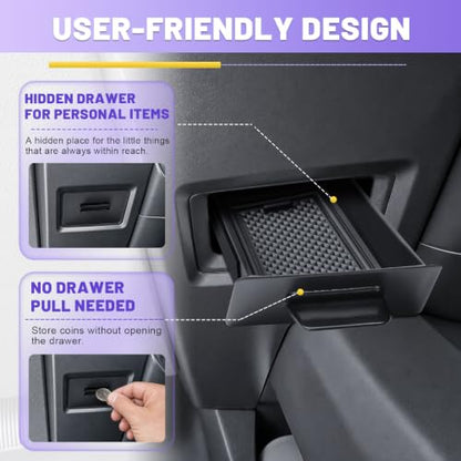 Center Console Drawer Tray for 2015