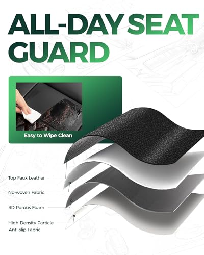 for Jeep Wrangler Leather Custom Car Seat Covers Full Set 4 Door (Black / JL 18-26 4Door Without Rear Cup Holder)