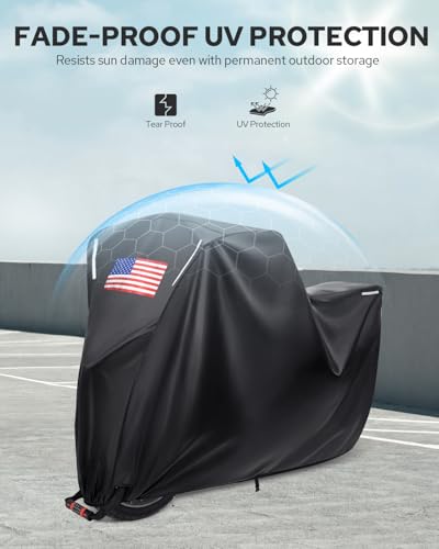 Motorcycle Cover Waterproof Outdoor (104")