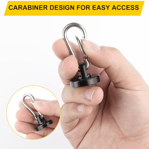 Magnetic Hooks (Black / 0.98in)