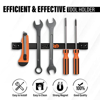 12" Magnetic Tool Holder Strip (8 Pack)