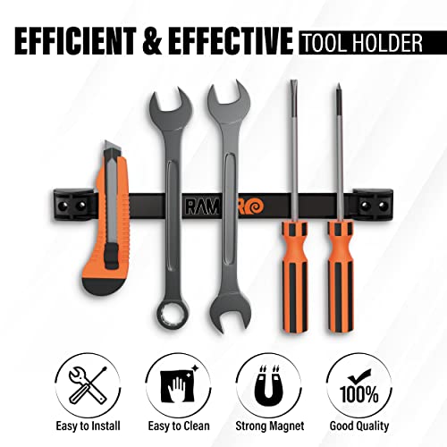 12" Magnetic Tool Holder Strip (4 Pack)