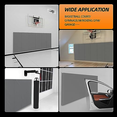 1 Pack Wall Pads (60" x 20" x 2" / 1 PACK / LIGHT GREY)