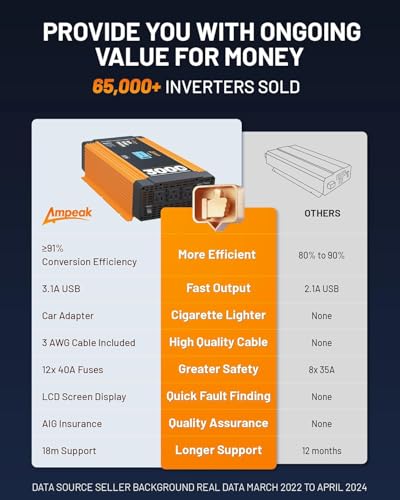 Pure Sine Wave Inverter 3000W (3000W)