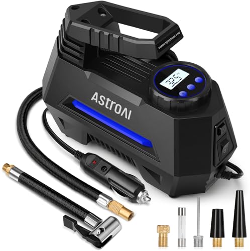 AIRUN H Tire Inflator Portable Air Compressor (Large / Blue)