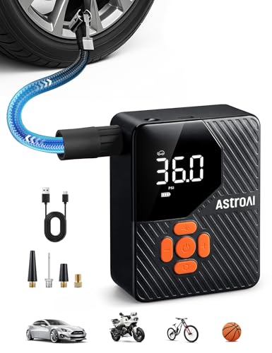 150 PSI Tire Inflator Portable Air Compressor L7 Mini (Orange)