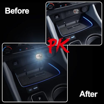 USB LED Car Interior Night Light (White)