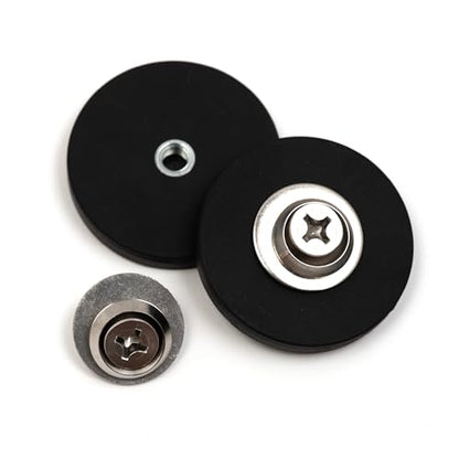 Black Heavy Duty Magnet for Hanging Straps (Magnet for Hanging Straps (2 Pack))