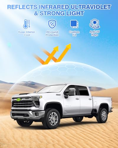 Sunshades for Chevrolet (Chevy Silverado 2500 3500 2020-Present)