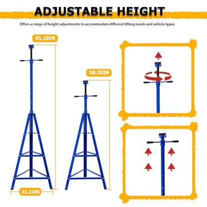 Adjustable Under Hoist Tripod Stand (Blue)