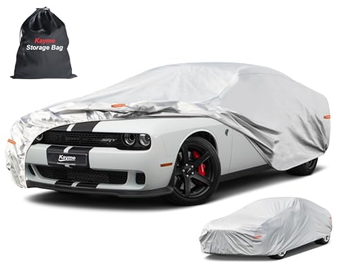 6 Layers Waterproof Car Cover for Dodge Challenger 2008 (LM-Silver / 22. Custom Fit Dodge Challenger)