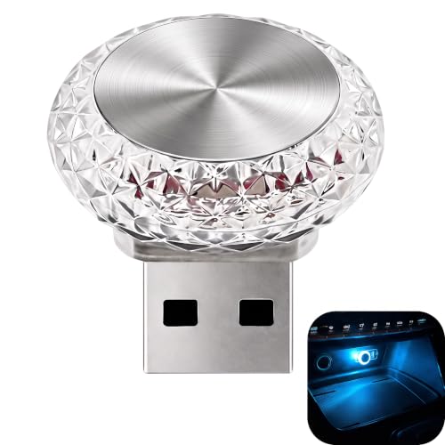 USB LED Car Interior Lights (Blue)