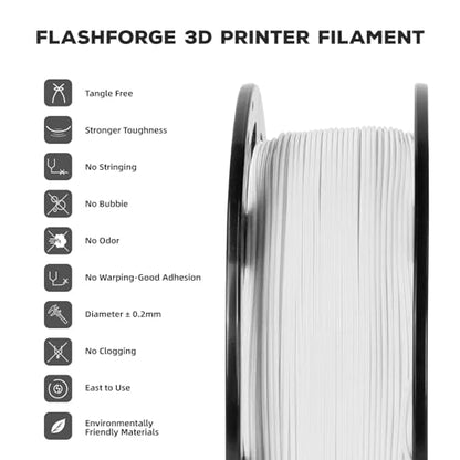 PLA Filament 1.75mm (White)