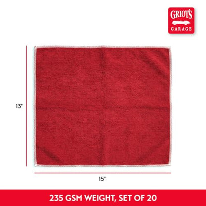 Microfiber Shop Towels for Car Cleaning and Detailing