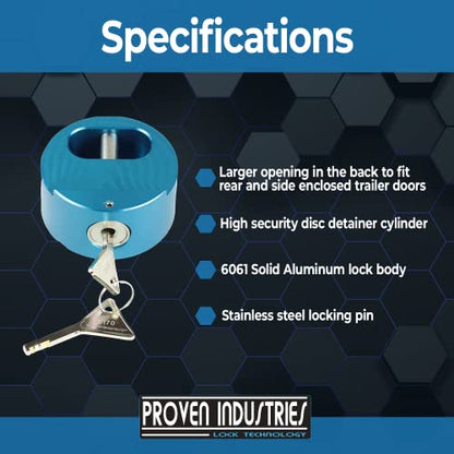 400XL Puck Lock Set (Blue)