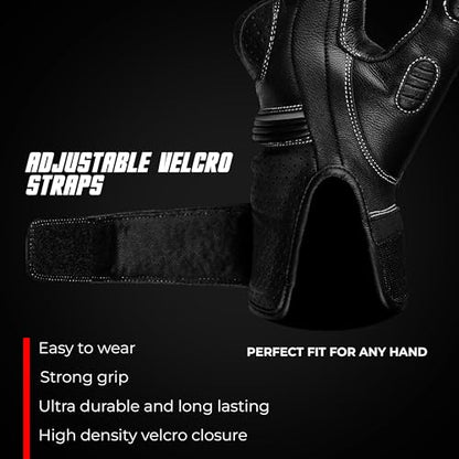 Motorcycle Gloves (Ninja Black / Small)