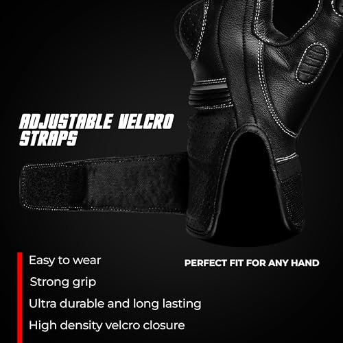 Motorcycle Gloves (Ninja Black / XX-Large)