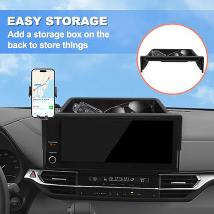 Car Phone Holder Compatible with Toyota Sienna 2025 Accessories 12.3 (2025 Sienna 12.3inch)