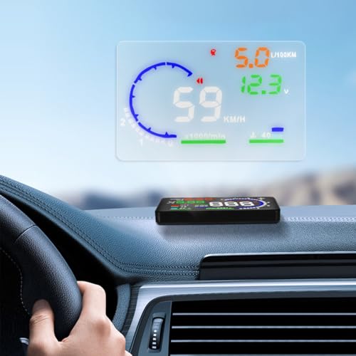 2pcs Hud Reflective Film Car Head