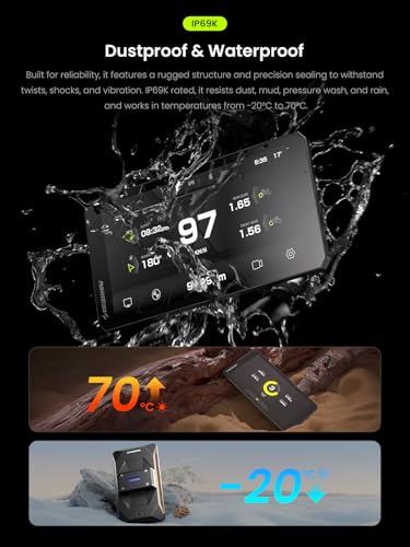 R7M 7" Wireless Motorcycle CarPlay & Android Auto for BMW Motorcycles (R7M Motorcycle Carplay for BMW)