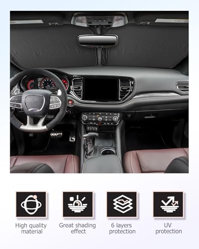 2025 2026 Durango Windshield Sun Shade Windshield Sunshade for Durango (2011-2026 Durango)