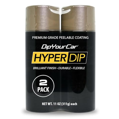 HyperDip Peelable Car Paint (11 Ounce (Pack of 2) / Bronze Gold)