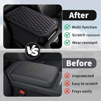 Upgraded Center Console Cover Fit for Chevy Trax 01 (Fit for Chevy Trax / #001 Black)