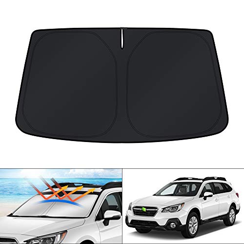 Windshield Sun Shade for 2015 2016 2017 2018 2019 Subaru Outback Wagon Accessories Sunshade Window Sun Visor Foldable Block Sun UV Rays Keep Car Cooler (FOR | Subaru Outback 2015-2019)