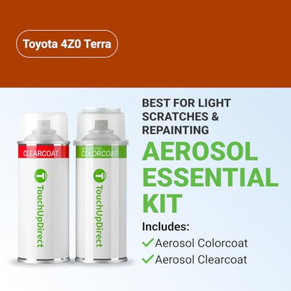 Car Paint Touch Up Spray Kit (Aerosol Spray - Essential Kit / Terra)