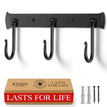 Classic Farmhouse Wall Mount Multi (J-Hook Rack of 3)