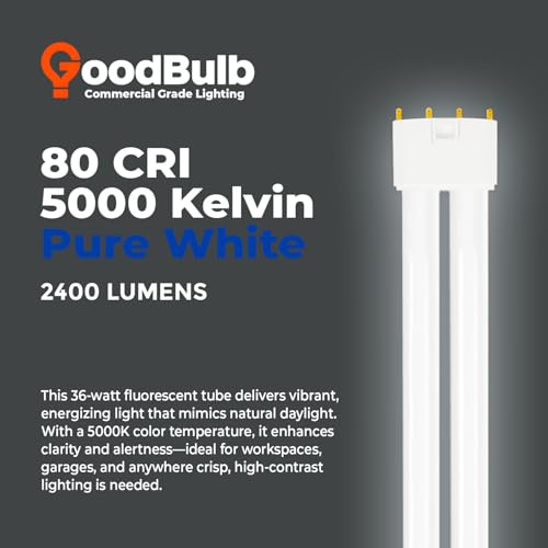 PLL36 850 36W 16.5" Twin Tube Compact Fluorescent Light Bulb 4 (5000k / 10 Count (Pack of 1))