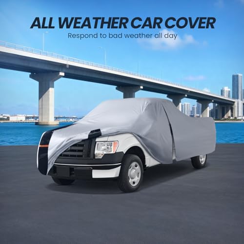 Multi Layer Ford F150 Truck Cover (W.Fit F-150(1997-2026) Super Cab SB / White Truck Cover)