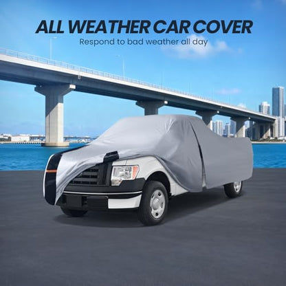 Multi Layer Ford F150 Truck Cover (W.Fit F-150(1997-2026) Super Cab SB / White Truck Cover)