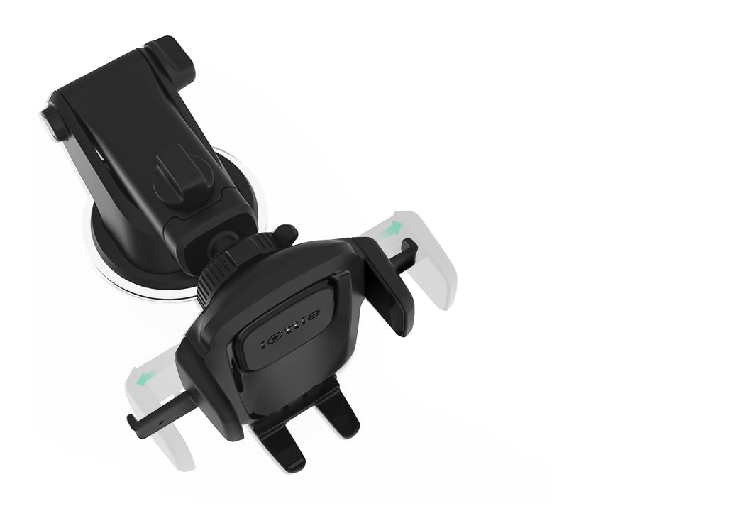 Easy One Touch Classic Dash & Windshield Universal Car Mount Phone Holder Desk Stand for iPhone (Classic)