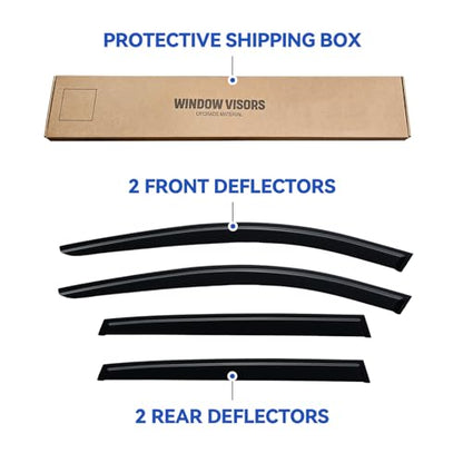 Window Visors Rain Guards for 2023 2024 2025 2026 Mazda CX50 CX (2023-2026 Mazda CX-50)