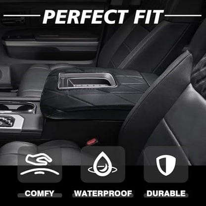 Armrest Cover for Toyota Tundra 2014 (10) 14-21 |Tundra| Bucket Seat, Regular)