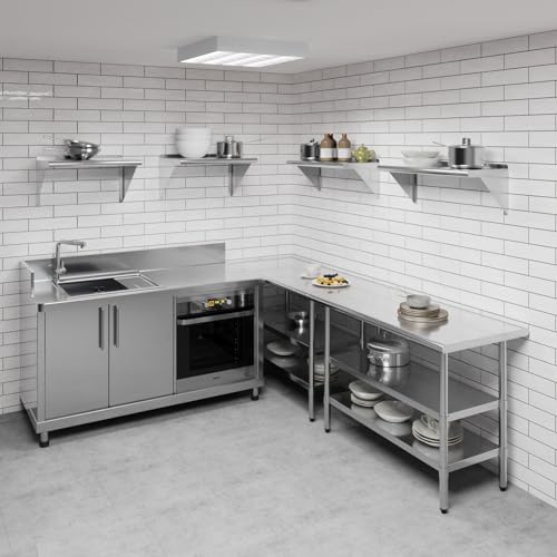 12 in. x 30 in. Stainless Steel Wall Mount Shelf (12 in. x 30 in.)