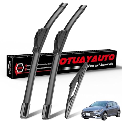 Windshield Wiper Blades Replacement for Hyundai Accent 2012 (26"+16"+11"(Set of 3))