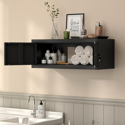 Garage Storage Cabinet (12.8"h Style a / Black)