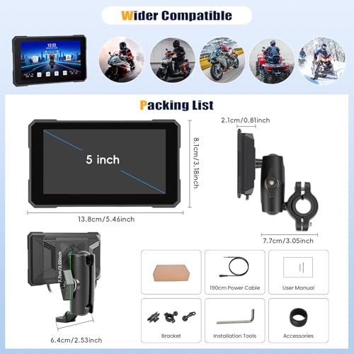 CarPlay Screen for Motorcycle