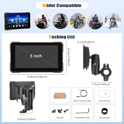 CarPlay Screen for Motorcycle