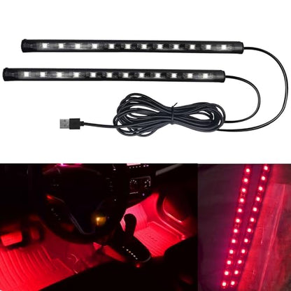 Car LED Strip Light (Red / USB)