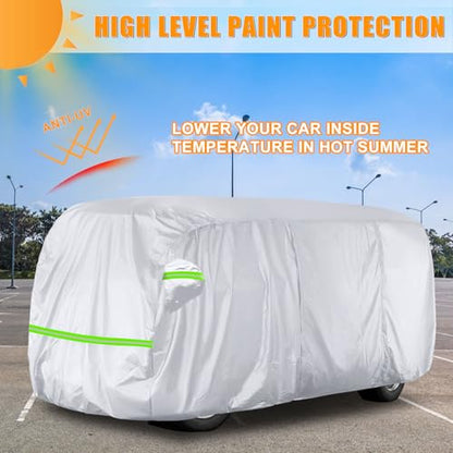 Silver Waterproof Car Cover for VW Bus T1 T2 T3 50 (1950-1992 VW Bus T1 T2 T3-Silver)