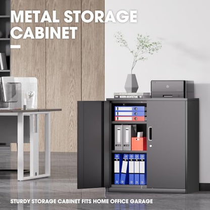 Metal Storage Cabinet (36in BK)