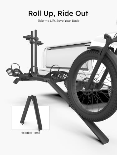 Ebike Rack with Ramp 200 lbs 2 (Ez-Fold 2-Bike Rack with Ramp)
