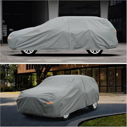 Heavy Duty Car Cover Waterproof All Weather (YXXXL Fit Suv Jeep-Length(212 To 226 inch))